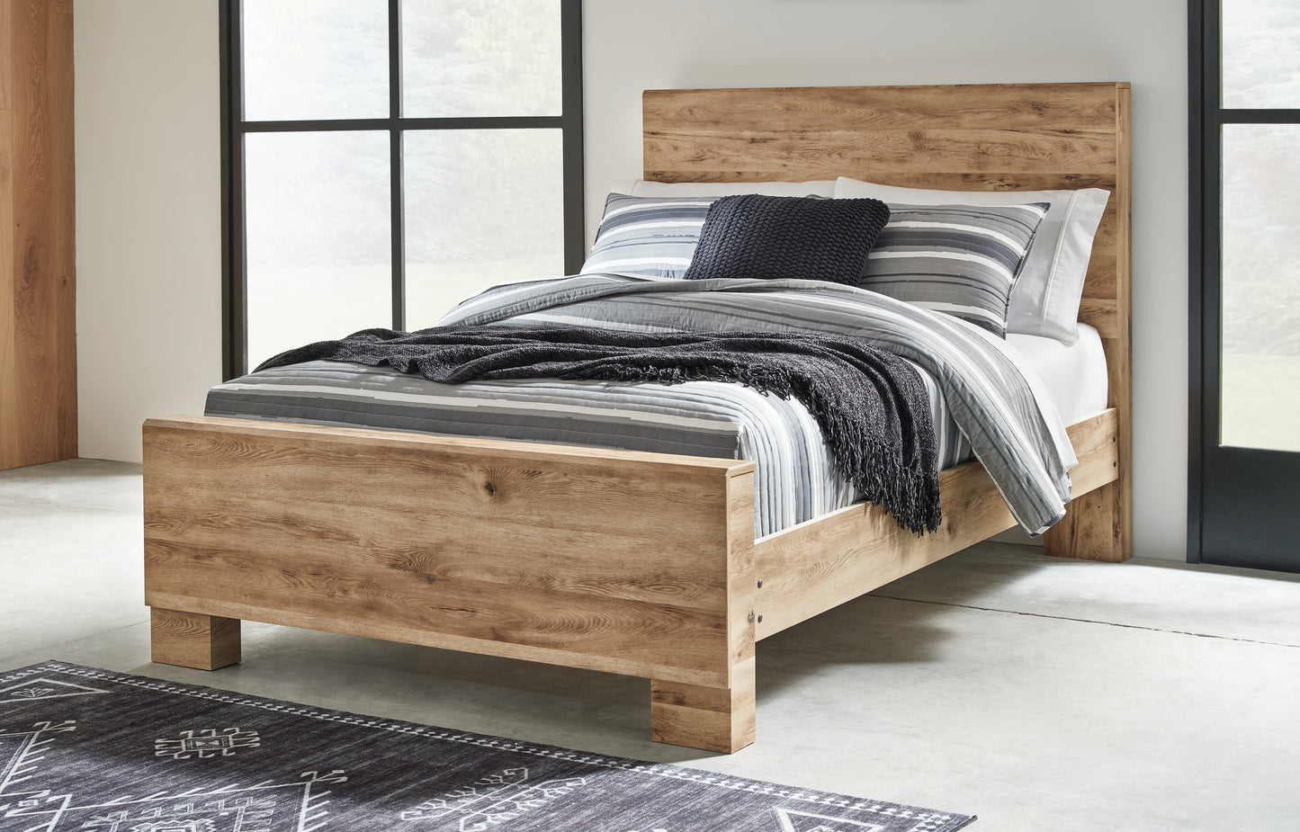 Bradenton Furniture Outlet - Ashley Furniture - Hyanna Bedroom - Full Panel Bed / Tan Brown - B1050B21