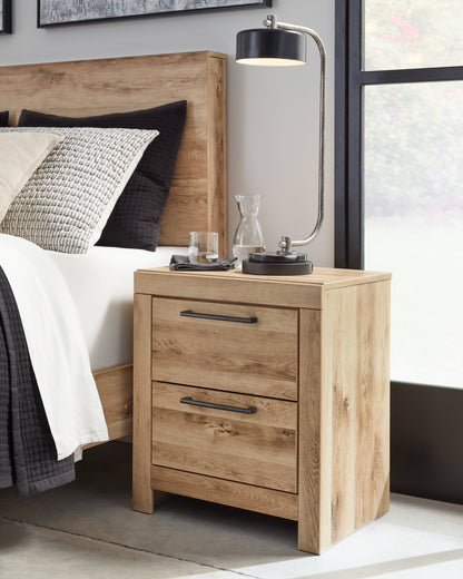 Bradenton Furniture Outlet - Ashley Furniture - Hyanna Bedroom - Two Drawer Night Stand / Tan Brown - B1050-92