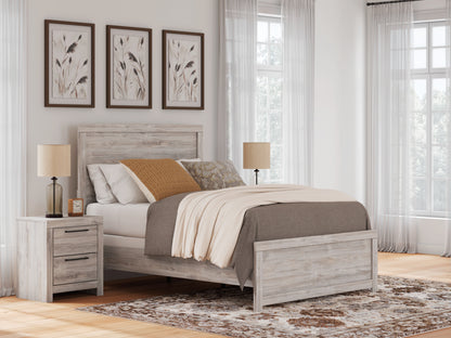 Bradenton Furniture Outlet - Ashley Furniture - Broachmyn Bedroom - Full Panel Bed / Gray - PCB1120B9