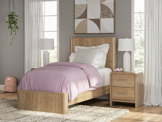 Bradenton Furniture Outlet - Ashley Furniture - Gramburg Bedroom - Twin Panel Platform Bed - PCB1121B8