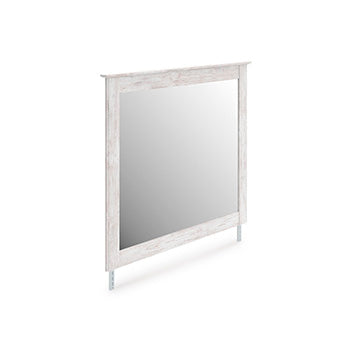 Bradenton Furniture Outlet - Ashley Furniture - Makidern Bedroom - Bedroom Mirror / Whitewash - PCB1171-36