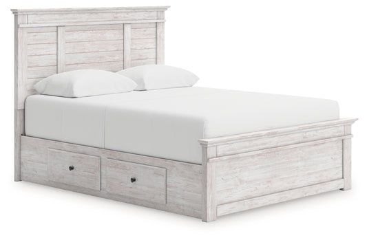 Bradenton Furniture Outlet - Ashley Furniture - Makidern Bedroom - Queen Panel Storage Bed - PCB1171B7