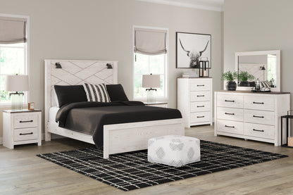 Bradenton Furniture Outlet - Ashley Furniture - Gerridan Bedroom - Dresser and Mirror / White/Gray - B1190B1