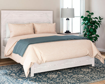 Bradenton Furniture Outlet - Ashley Furniture - Gerridan Bedroom - Queen Panel Bed / White/Gray - B1190B2