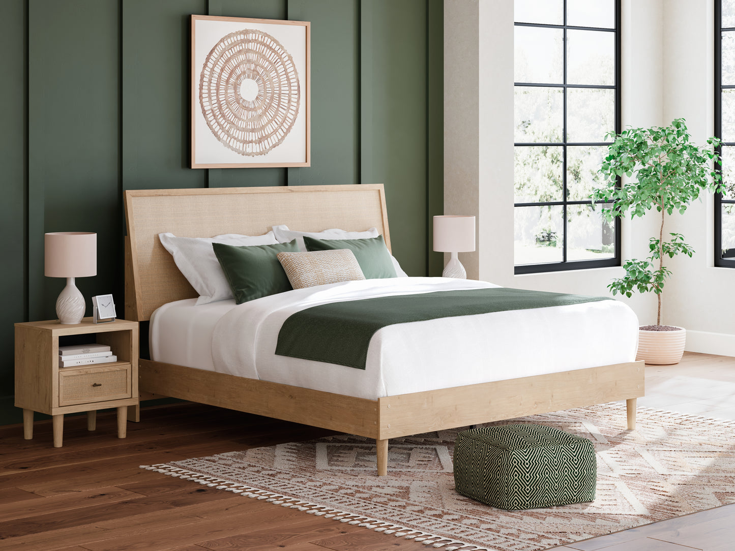 Bradenton Furniture Outlet - Ashley Furniture - Cielden Bedroom - King Panel Bed / Two-tone - B1199B5