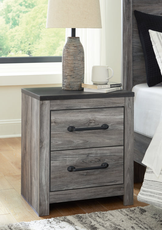 Bradenton Furniture Outlet - Ashley Furniture - Bronyan Bedroom - King Panel Bed / Dark Gray - B1290B4
