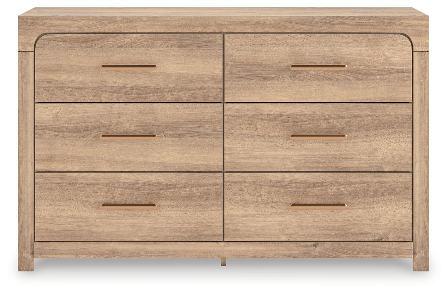 Bradenton Furniture Outlet - Ashley Furniture - Kinlanni Bedroom - Six Drawer Dresser / Tan - PCB1360-31