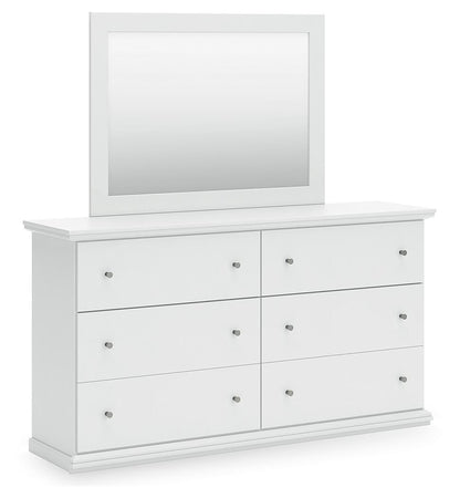 Bostwick Shoals Twin Panel Bed, Dresser, Mirror and Nightstand