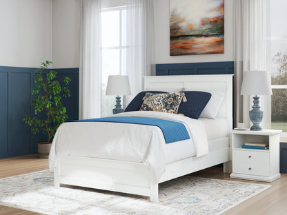 Bradenton Furniture Outlet - Ashley Furniture - Bostwick Shoals Bedroom - Full Panel Bed / White - B139B42
