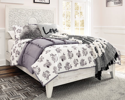 Bradenton Furniture Outlet - Ashley Furniture - Paxberry Bedroom - Full Panel Bed / Whitewash - B181B2