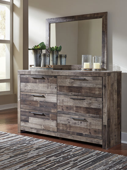 Bradenton Furniture Outlet - Ashley Furniture - Derekson Bedroom - Dresser and Mirror / Multi Gray - B200B1