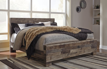 Bradenton Furniture Outlet - Ashley Furniture - Derekson Bedroom - King Panel Bed / Multi Gray - B200B11