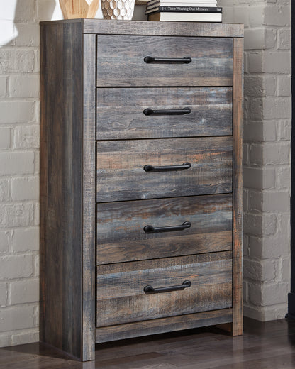Bradenton Furniture Outlet - Ashley Furniture - Drystan Bedroom - Five Drawer Chest / Multi - B211-46