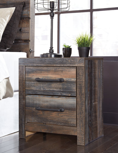 Bradenton Furniture Outlet - Ashley Furniture - Drystan Bedroom - Two Drawer Night Stand / Multi - B211-92