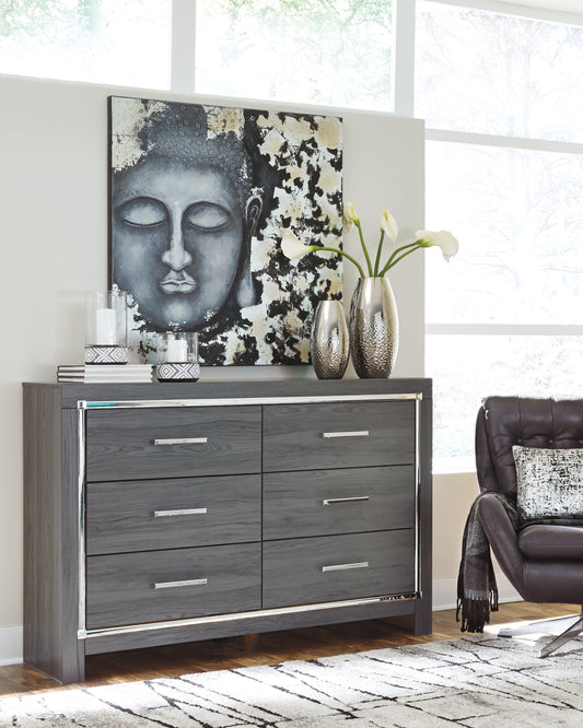 Bradenton Furniture Outlet - Ashley Furniture - Lodanna Bedroom - King Panel Bed / Gray - B214B10
