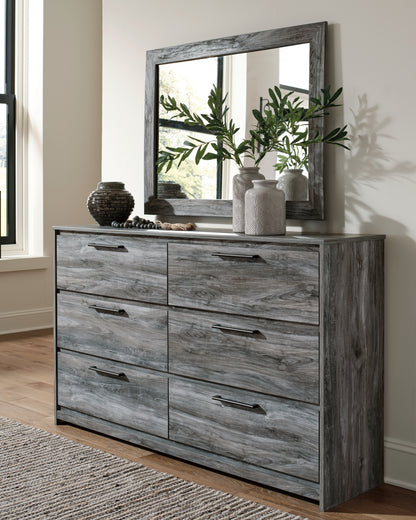 Bradenton Furniture Outlet - Ashley Furniture - Baystorm Bedroom - Dresser and Mirror / Gray - B221B30