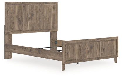 Bradenton Furniture Outlet - Ashley Furniture - Rusticott Bedroom - Queen Panel Bed / Brown - PCB2260B2