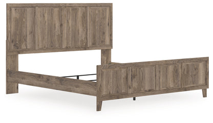 Bradenton Furniture Outlet - Ashley Furniture - Rusticott Bedroom - King Panel Bed / Brown - PCB2260B6