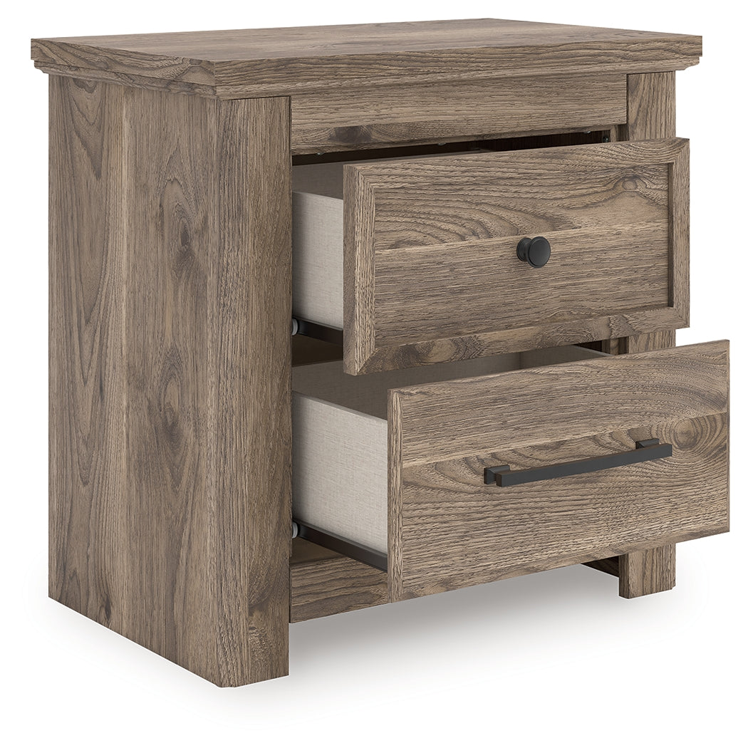Bradenton Furniture Outlet - Ashley Furniture - Rusticott Bedroom - Two Drawer Night Stand / Brown - PCB2260-92