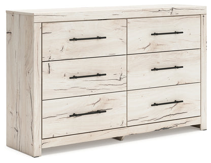 Bradenton Furniture Outlet - Ashley Furniture - Lawroy Bedroom - Six Drawer Dresser / Light Natural - B2310-31