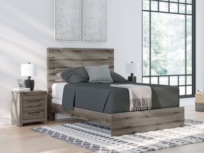 Bradenton Furniture Outlet - Ashley Furniture - Graystorm Bedroom - Queen Panel Bed / Brown Gray - PCB2405B2