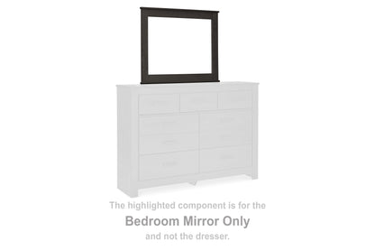 Bradenton Furniture Outlet - Ashley Furniture - Brinxton Bedroom - Bedroom Mirror / Charcoal - B249-36