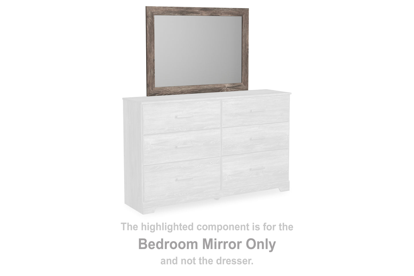 Bradenton Furniture Outlet - Ashley Furniture - Ralinksi Bedroom - Bedroom Mirror / Gray - B2587-36