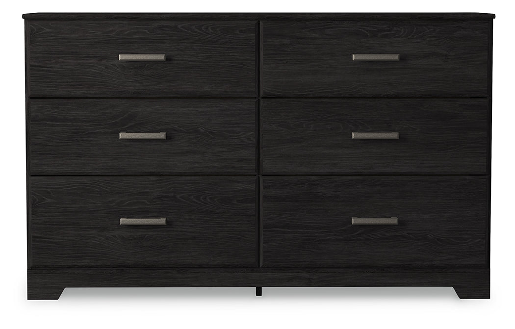 Bradenton Furniture Outlet - Ashley Furniture - Belachime Bedroom - Six Drawer Dresser / Charcoal - B2589-31