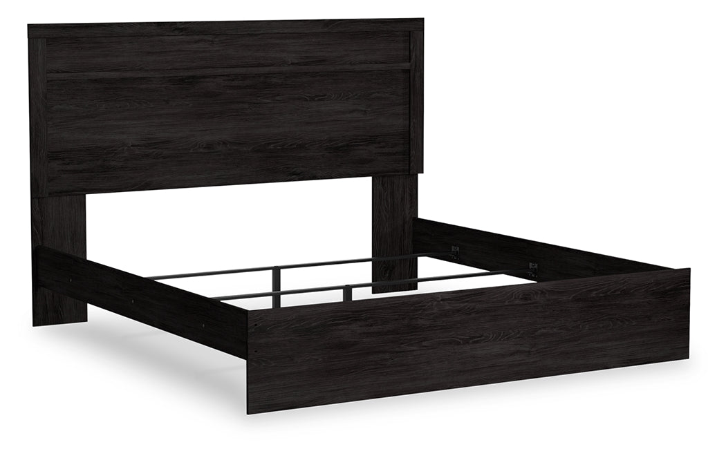 Bradenton Furniture Outlet - Ashley Furniture - Belachime Bedroom - King Panel Bed / Charcoal - B2589B4