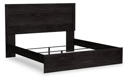 Bradenton Furniture Outlet - Ashley Furniture - Belachime Bedroom - King Panel Bed / Charcoal - B2589B4