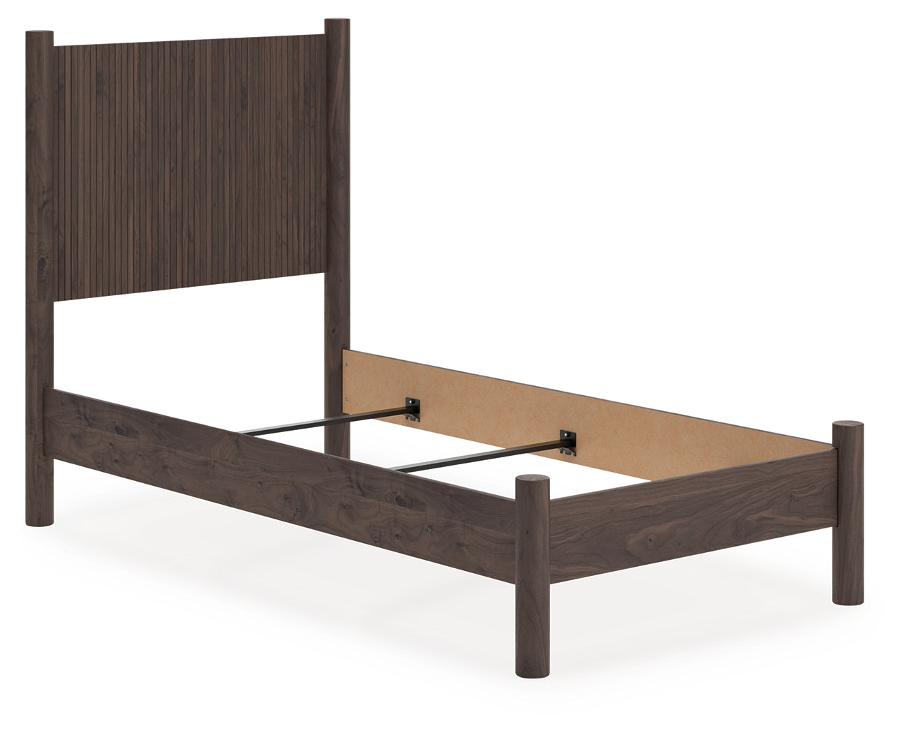 Bradenton Furniture Outlet - Ashley Furniture - Pamytta Bedroom - Twin Panel Bed / Brown - PCB2614B14