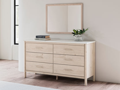 Bradenton Furniture Outlet - Ashley Furniture - Cadmori Bedroom - Dresser and Mirror / Two-tone - B2615B1