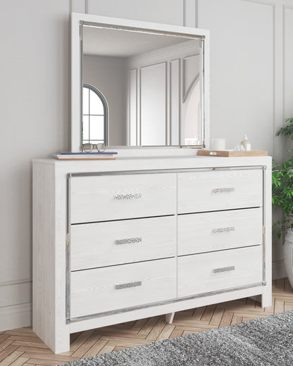Bradenton Furniture Outlet - Ashley Furniture - Altyra Bedroom - Dresser and Mirror / White - B2640B1