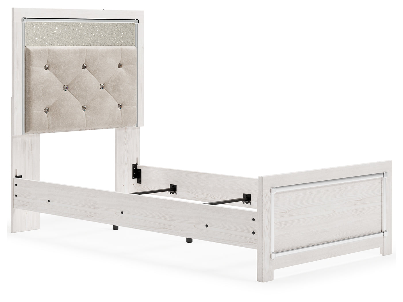 Bradenton Furniture Outlet - Ashley Furniture - Altyra Bedroom - Twin Panel Bed / White - B2640B6