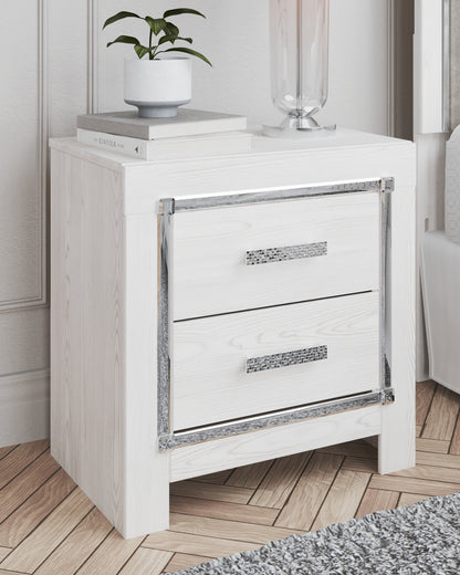 Bradenton Furniture Outlet - Ashley Furniture - Altyra Bedroom - Two Drawer Night Stand / White - B2640-92