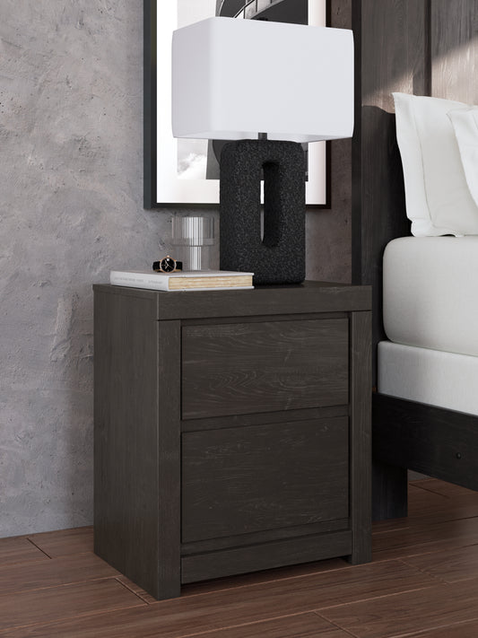 Bradenton Furniture Outlet - Ashley Furniture - Fraluna Bedroom - Queen Panel Bed / Charcoal - PCB3370B2