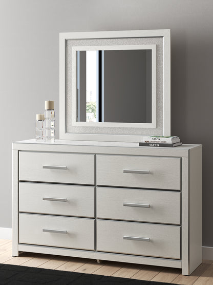 Bradenton Furniture Outlet - Ashley Furniture - Zuraleus Bedroom - Dresser and Mirror / White - PCB3381B1