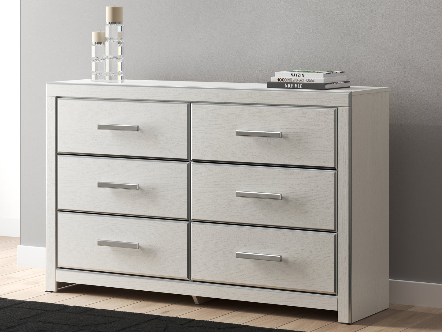 Bradenton Furniture Outlet - Ashley Furniture - Zuraleus Bedroom - Six Drawer Dresser / White - PCB3381-31