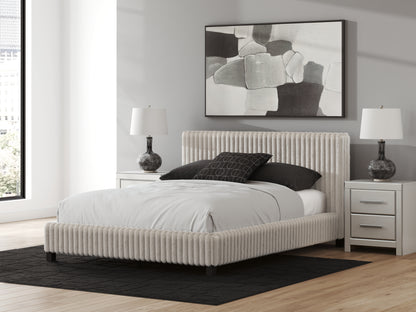 Bradenton Furniture Outlet - Ashley Furniture - Zuraleus Bedroom - Queen Upholstered Bed / White - PCB3381B11