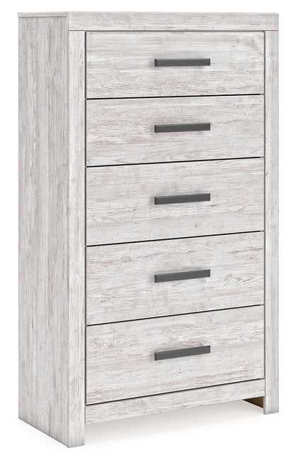 Bradenton Furniture Outlet - Ashley Furniture - Cayboni Bedroom - King Panel Bed / Whitewash - B3788B7