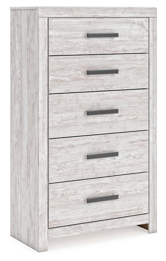 Bradenton Furniture Outlet - Ashley Furniture - Cayboni Bedroom - King Panel Bed / Whitewash - B3788B7