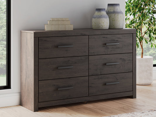 Bradenton Furniture Outlet - Ashley Furniture - Prendonea Bedroom - Twin Panel Bed / Charcoal - B3789B2