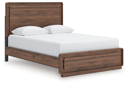Bradenton Furniture Outlet - Ashley Furniture - Fortlorn Bedroom - Queen Panel Bed / Walnut Brown - PCB386B2