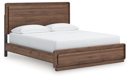 Bradenton Furniture Outlet - Ashley Furniture - Fortlorn Bedroom - California King Panel Bed / Walnut Brown - PCB386B5