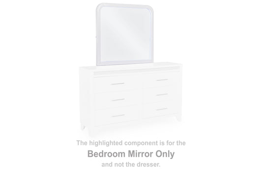 Bradenton Furniture Outlet - Ashley Furniture - Jarlee Mirror - Bedroom Mirror / White - PCB392-36