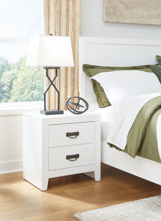Bradenton Furniture Outlet - Ashley Furniture - Binterglen Bedroom - California King Panel Bed / White - B427B9