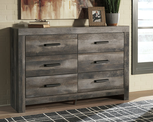 Bradenton Furniture Outlet - Ashley Furniture - Wynnlow Bedroom - Queen Upholstered Poster Bed / Gray - B440B7