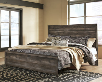 Bradenton Furniture Outlet - Ashley Furniture - Wynnlow Bedroom - King Panel Bed / Gray - B440B8