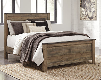 Bradenton Furniture Outlet - Ashley Furniture - Trinell Bedroom - Queen Panel Bed / Brown - B446B11