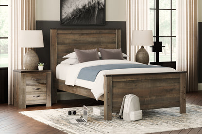 Bradenton Furniture Outlet - Ashley Furniture - Trinell Bedroom - Full Panel Bed / Brown - B446B3